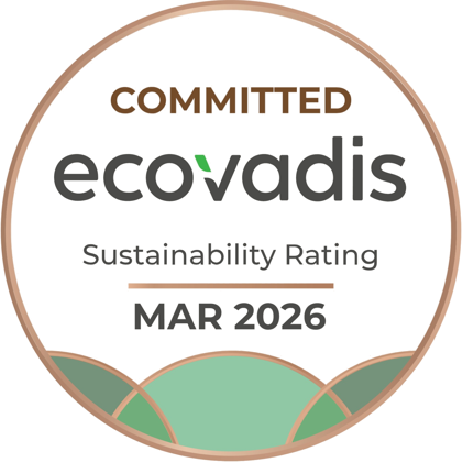EcoVadis Committed sustainability rating, March 2026