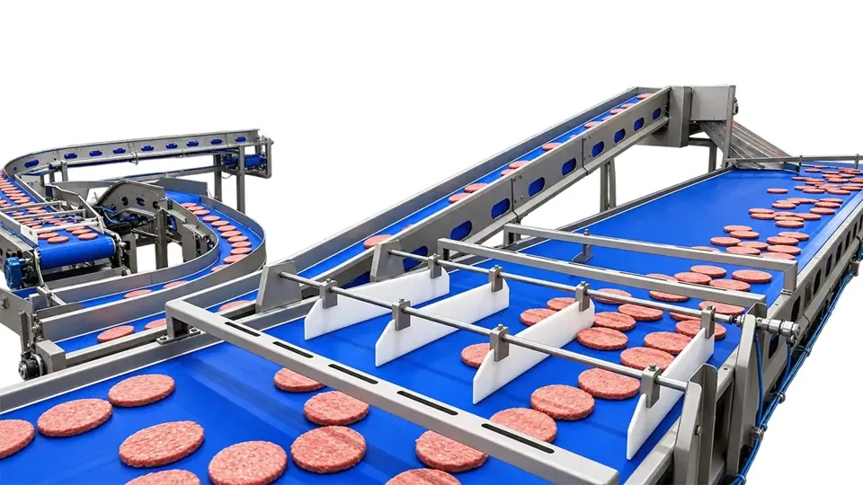 TRFCleanflow hygienic food conveying system by TRF Industrial Automation