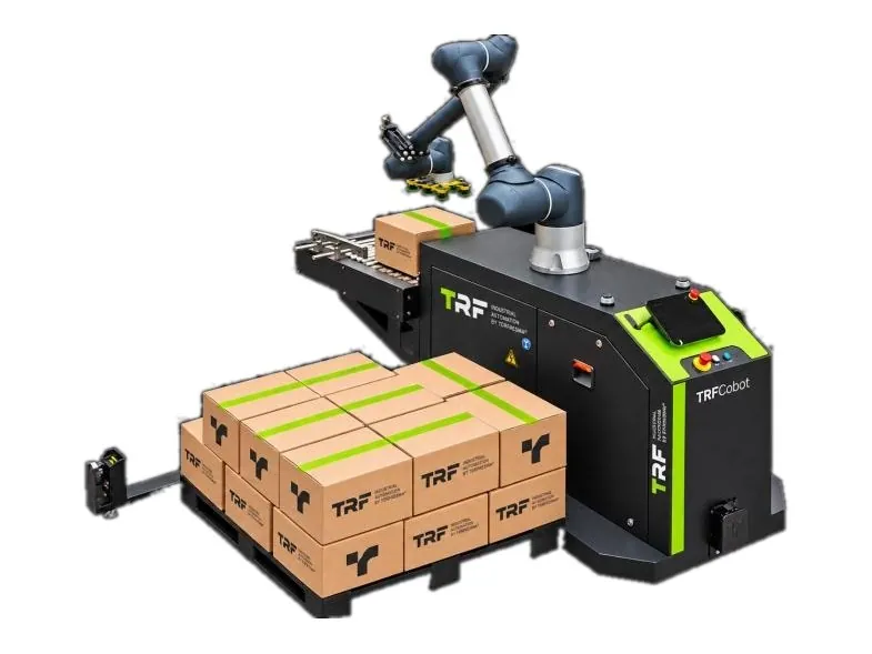 TRFCobot collaborative palletizing system by TRF Industrial Automation