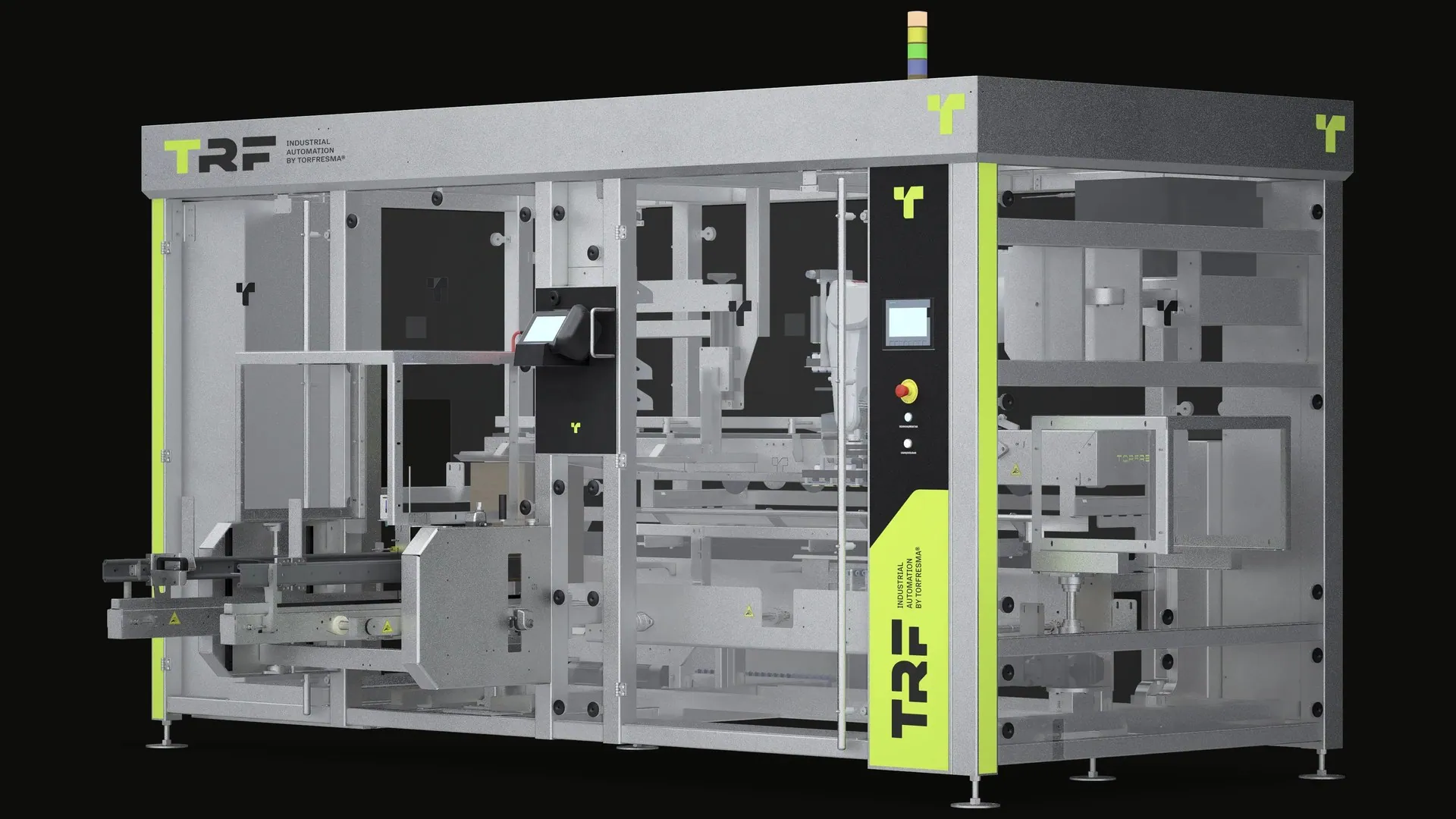 TRFOnepack forming, loading and sealing cases on one integrated machine.